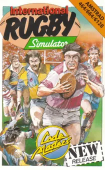 International Rugby Simulator (UK) (1988) box cover front